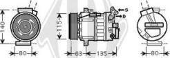 Diederichs DCK1506 - Компрессор кондиционера autospares.lv