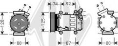 Diederichs DCK1503 - Компрессор кондиционера autospares.lv