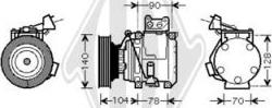 Diederichs DCK1531 - Компрессор кондиционера autospares.lv