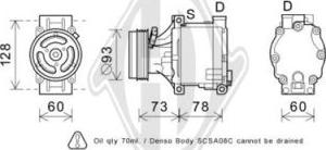 Diederichs DCK1520 - Компрессор кондиционера autospares.lv