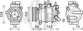 Diederichs DCK1694 - Компрессор кондиционера autospares.lv