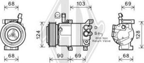 Diederichs DCK1662 - Компрессор кондиционера autospares.lv