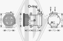 Diederichs DCK1614 - Компрессор кондиционера autospares.lv