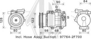 Diederichs DCK1678 - Компрессор кондиционера autospares.lv