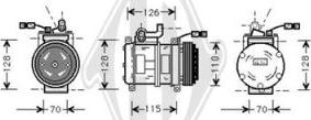 Diederichs DCK1095 - Компрессор кондиционера autospares.lv