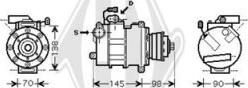 Diederichs DCK1068 - Компрессор кондиционера autospares.lv