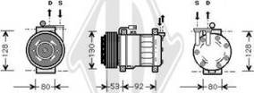 Diederichs DCK1001 - Компрессор кондиционера autospares.lv