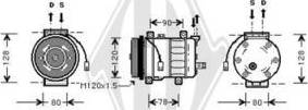 Diederichs DCK1002 - Компрессор кондиционера autospares.lv