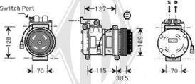 Diederichs DCK1018 - Компрессор кондиционера autospares.lv