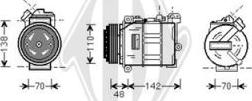 Diederichs DCK1082 - Компрессор кондиционера autospares.lv