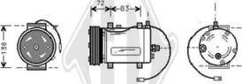 Diederichs DCK1036 - Компрессор кондиционера autospares.lv