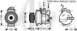 Diederichs DCK1075 - Компрессор кондиционера autospares.lv