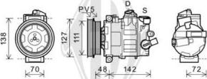 Diederichs DCK1078 - Компрессор кондиционера autospares.lv