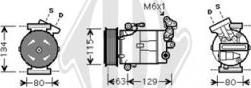 Diederichs DCK1197 - Компрессор кондиционера autospares.lv