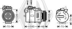 Diederichs DCK1101 - Компрессор кондиционера autospares.lv