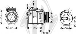 Diederichs DCK1108 - Компрессор кондиционера autospares.lv