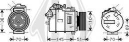 Diederichs DCK1103 - Компрессор кондиционера autospares.lv