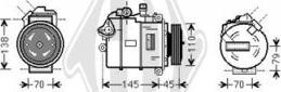 Diederichs DCK1114 - Компрессор кондиционера autospares.lv