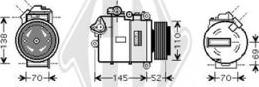 Diederichs DCK1111 - Компрессор кондиционера autospares.lv