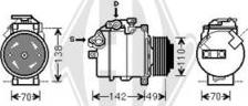 Diederichs DCK1124 - Компрессор кондиционера autospares.lv