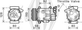 Diederichs DCK1126 - Компрессор кондиционера autospares.lv