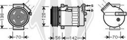 Diederichs DCK1391 - Компрессор кондиционера autospares.lv