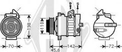 Diederichs DCK1358 - Компрессор кондиционера autospares.lv