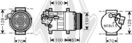 Diederichs DCK1357 - Компрессор кондиционера autospares.lv