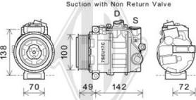 Diederichs DCK1369 - Компрессор кондиционера autospares.lv