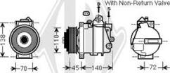 Diederichs DCK1364 - Компрессор кондиционера autospares.lv