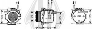 Diederichs DCK1360 - Компрессор кондиционера autospares.lv