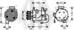 Diederichs DCK1300 - Компрессор кондиционера autospares.lv