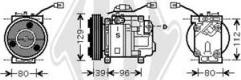 Diederichs DCK1315 - Компрессор кондиционера autospares.lv