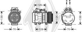 Diederichs DCK1333 - Компрессор кондиционера autospares.lv