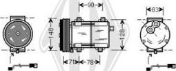 Diederichs DCK1247 - Компрессор кондиционера autospares.lv