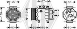 Diederichs DCK1259 - Компрессор кондиционера autospares.lv