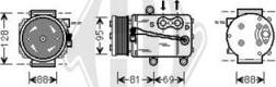 Diederichs DCK1256 - Компрессор кондиционера autospares.lv