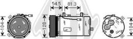 Diederichs DCK1253 - Компрессор кондиционера autospares.lv