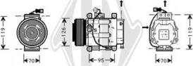 Diederichs DCK1206 - Компрессор кондиционера autospares.lv
