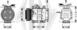 Diederichs DCK1208 - Компрессор кондиционера autospares.lv