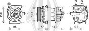 Diederichs DCK1280 - Компрессор кондиционера autospares.lv