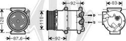 Diederichs DCK1282 - Компрессор кондиционера autospares.lv