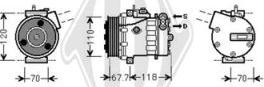 Diederichs DCK1230 - Компрессор кондиционера autospares.lv