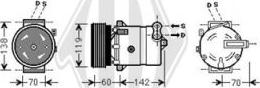 Diederichs DCK1229 - Компрессор кондиционера autospares.lv