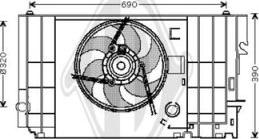 Diederichs DCL1065 - Вентилятор, охлаждение двигателя autospares.lv