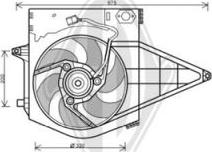 Diederichs DCL1079 - Вентилятор, охлаждение двигателя autospares.lv