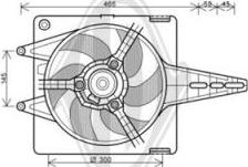 Diederichs DCL1104 - Вентилятор, охлаждение двигателя autospares.lv