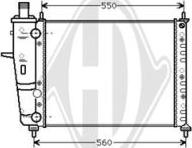 Diederichs DCM1952 - Радиатор, охлаждение двигателя autospares.lv