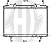 Diederichs DCM1931 - Радиатор, охлаждение двигателя autospares.lv