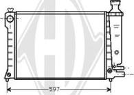 Diederichs DCM1655 - Радиатор, охлаждение двигателя autospares.lv